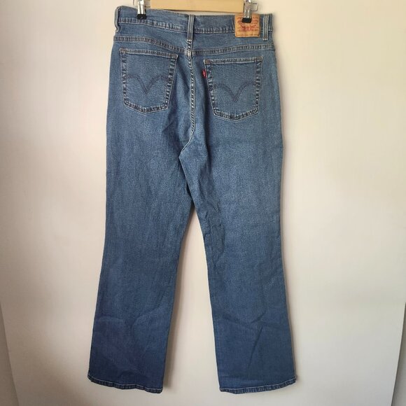 Levi’s 512 Perfectly Slimming Bootcut Jeans Women’s Size 16M Stretch Denim Mediu - Picture 2 of 4